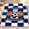 Kilmarnock FC blanket Flannel Blanket Soft Cozy Plush Throw for Sofa Bed Lightweight Home Decoration Outdoor camping