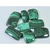 08Pcs Natural Green Malachite Octagon Cabochon Loose Gemstone 263Cts. Lot C-475
