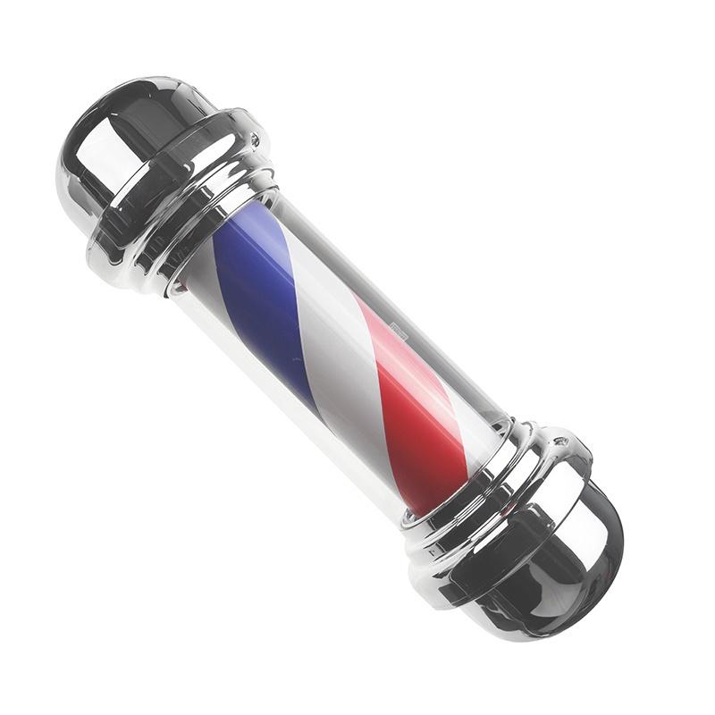 110В/220В Полоса подсветки парикмахерского шеста Вращающиеся полосы света Вывеска Волосы Настенные светодиодные светильники направленного света