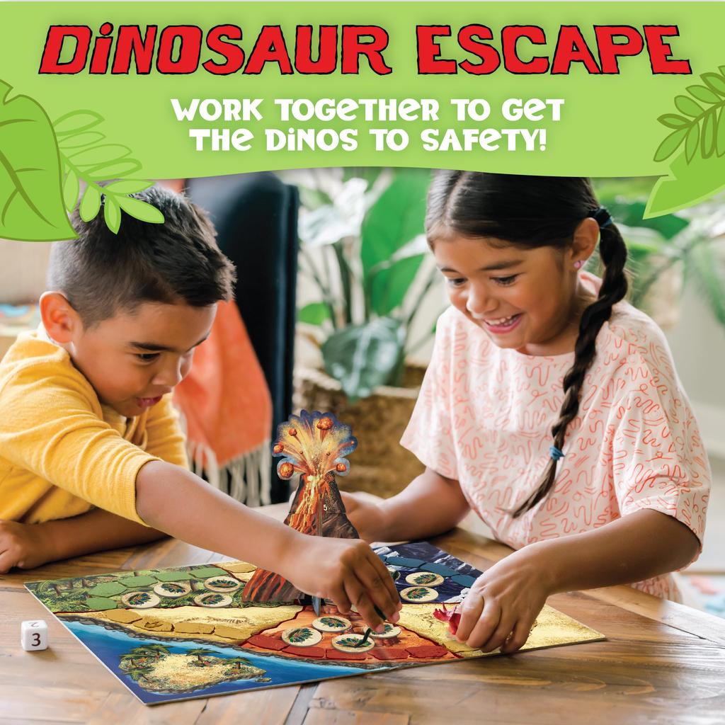 MindWare Peaceable Kingdom кооперативная настольная игра для детей Dinosaur Escape GMC7 подлинный продукт