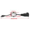 New Trailer Connector US 4-Pin Flat Plug to EU 13-Pin Portable Trailer Light Circuit Wiring Converter Trailer Wiring Connector