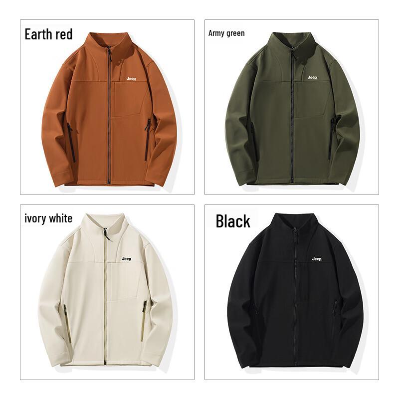 Jeep Men's Windproof Soft Shell Jacket