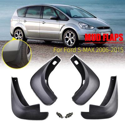 4 формованных брызговика для Ford S-Max 2006-2015, брызговики, брызговики 2007, 2008, 2009, 2010, 2011, 2012, 2013, 2014