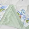 Skin Friendly Washed Cotton Quilt Floral Print Summer Blanket Bedding Cooling Quilt  Bedroom