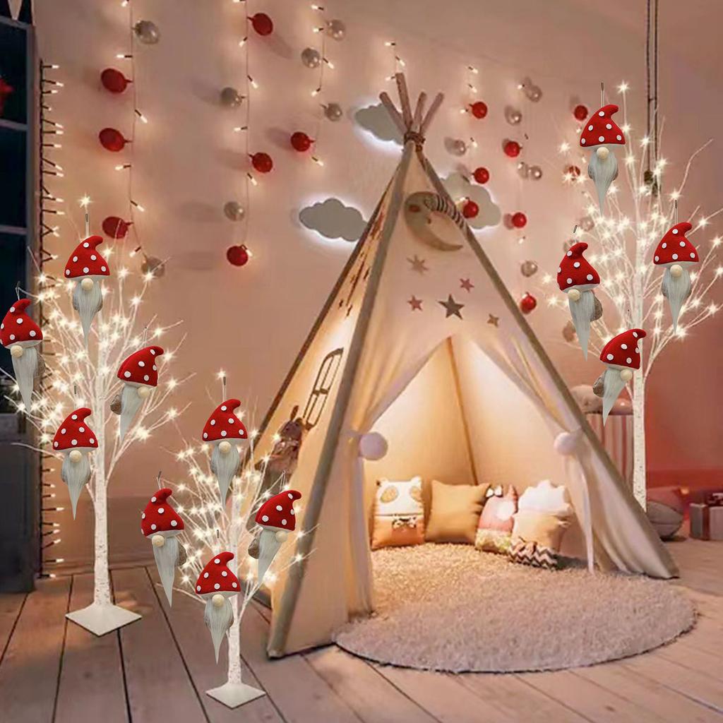 Праздничные принадлежности, Рождественское украшение гном, Подвеска для украшения рождественской елки гном, Подходит для украшения дома