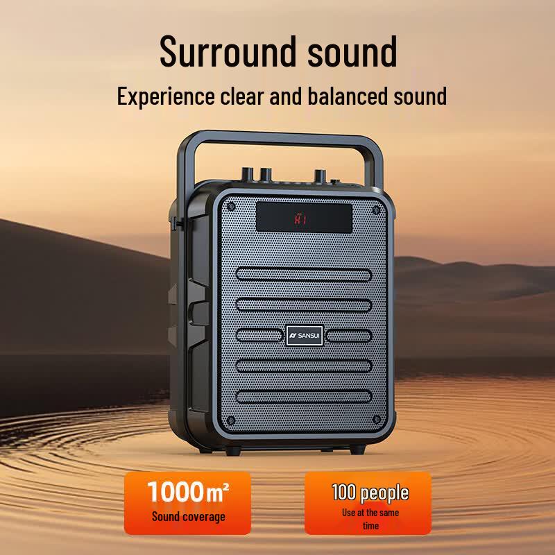 SANSUI K56 Portable Outdoor Karaoke Speaker System (CN version)