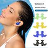Swimming Earplugs Adult Silicone Spiral Inside and Outside Waterproof Pinna Fit Soft Earplugs Box