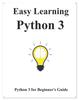 Книга Easy Learning Python 3 : Python for Beginner's Guide : 1