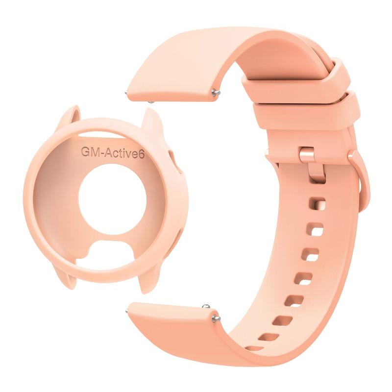 Силиконовый ремешок+чехол для Garmin Active6 Мягкий защитный чехол для Garmin Active 6 Цветной спортивный браслет Сменные аксессуары