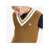 Fred Perry [hq Genuine] Fred Perry [sharp] Stripe Trim V Neck Vest  P96  Afpm2416524 P96 qzgAfpm2416524 P96