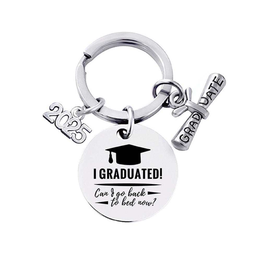 Подарки на выпускной 2025 года, брелок для выпускника средней школы, аксессуары, брелок