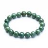 Genuine Jade Bracelet Natural Stone Power Stone Myanmar Jadeite Jade [Kyojudo] (10mm, 16cm)