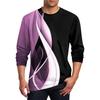 Men's T Shirt O-Neck Clothing Apparel Outdoor Long Sleeve Print Fashion Designer Vintage