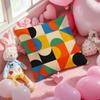 Abstract Painting Piet Mondrian Art Cushion Cover Pattern Printed Pillowcase for Living Room Sofa Cushion Cover & Bedroom Decor