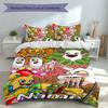 3pcs Custom Name My Singing Monsters Set,Includes 1 Duvet Cover and 2 Pillowcases,All-season Bedroom Decor