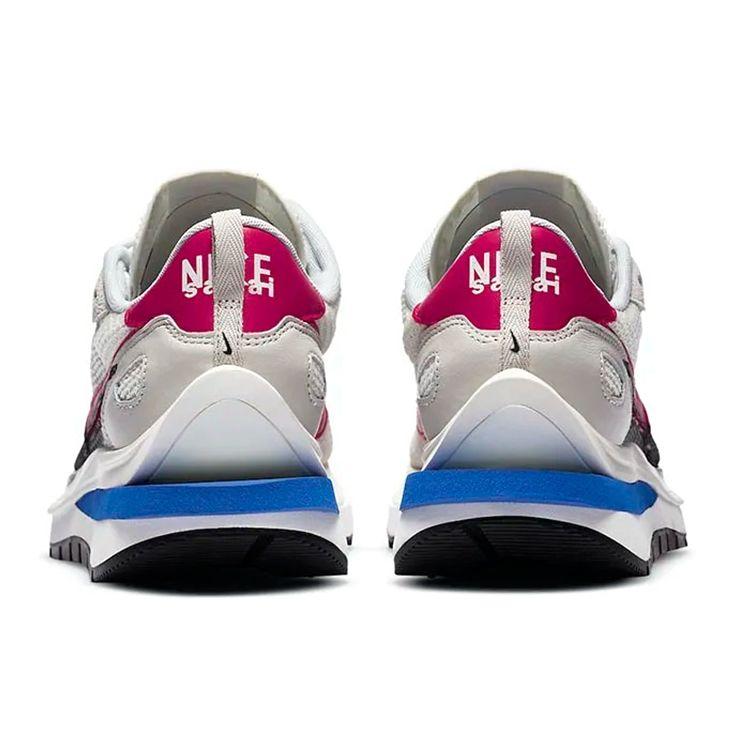 Sacai x Nike VaporWaffle Sail Унисекс Кроссовки Белый Светло-бежевый Королевский синий CV1363-100