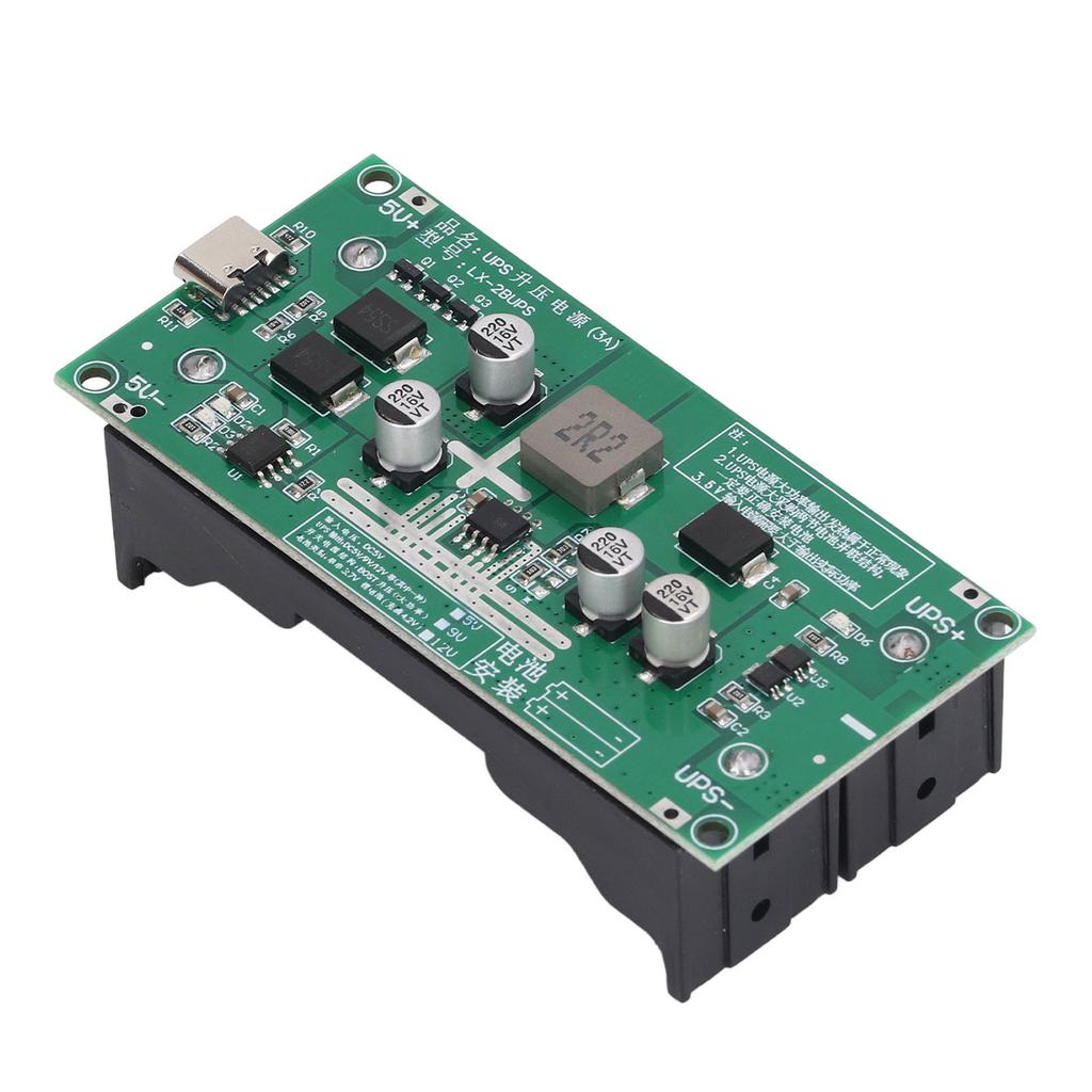 15W 3A High Power UPS Battery Boost Charging Module 18650 Lithium Battery Step Up Charger Board 5V 1A
