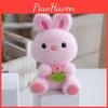 Stuffed Adorable Rabbit Animal Plushie Keychain Fluffy Bunny Doll For Gift Ideas
