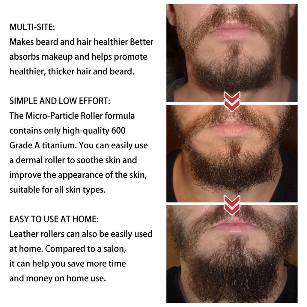 Men's Beard Oil Set – Deeply nourishes, smooths, moisturizes, and adds shine to beard hair while removing odor, showcasing masculine charm.