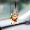 Кавайный качающийся утенок, подвеска для автомобиля, милая подвеска на зеркало заднего вида, подвеска для автомобиля