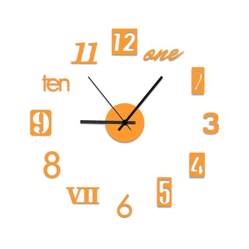 Self Adhesive 3D DIY Wall Clock Sticker