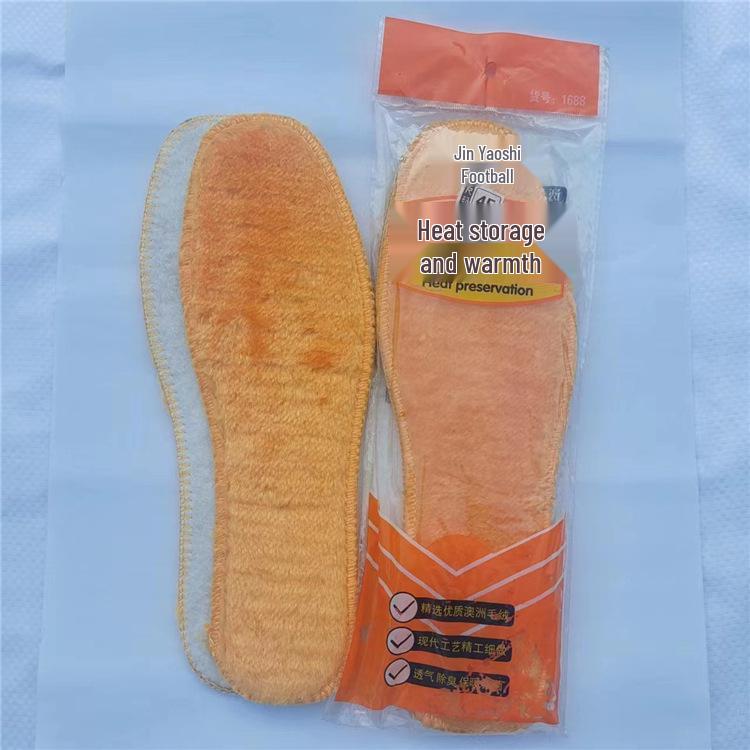 Толстые зимние войлочные стельки: Защита от холода, Имитация кашемира, Кожа и Мех интегрированы