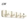 Over Door Hook Rack The Hanger Hooks, Foldable No Drilling Adhesive Coat Rack, Space Saving Hooks Organizer, for Coats Bags Towels Scarves Keys Self