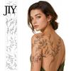 Tattoo Stickers for Adults 1 Sheet Temporary Stickers, Waterproof Flowers Leaves Tattoos, Non-toxic Tattoos Fake Arm Shoulder Legs Back Men