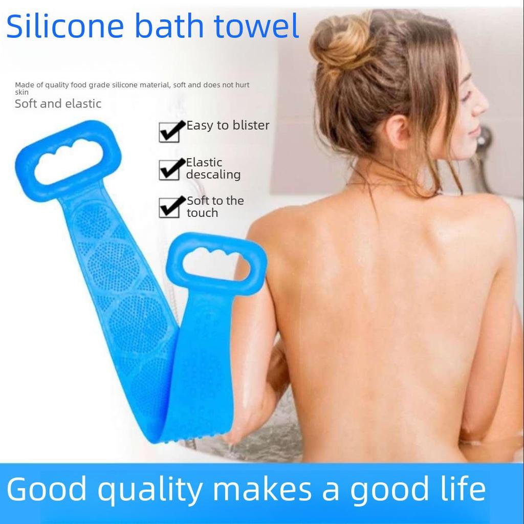 Двусторонняя силиконовая щетка и полотенце для глубокого очищения