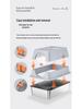 Stainless Steel Top-Entry High-Sided Cat Litter Box with Flip-Top and Anti-Splash Design