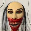 Halloween Horror Mask Ghost Festival Face Scary Spooky Haunted House Dress Up Props Cosplay Chastity Pen Fairy Headgear