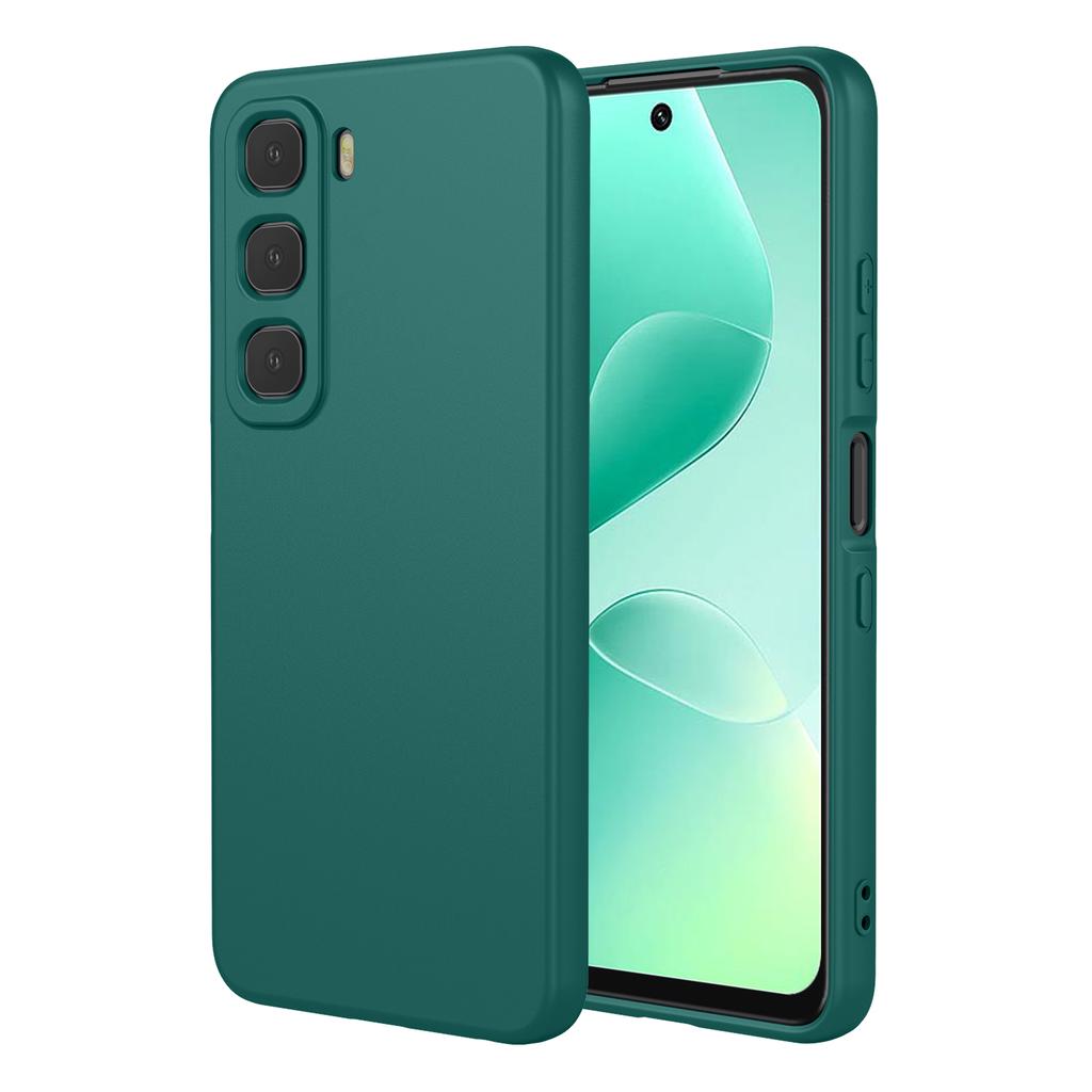 For Infinix Hot 60 5G/Hot 60i 4G Case Liquid Silicone Feel Soft TPU Protective Phone Cover