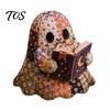 Halloween Themed Fabric Craft Ghost Patchwork Kit, Cute Doll DIY Sewing Set with Pre-Cut Creative Stress Relief Fabrics, Autumn Holiday Kit