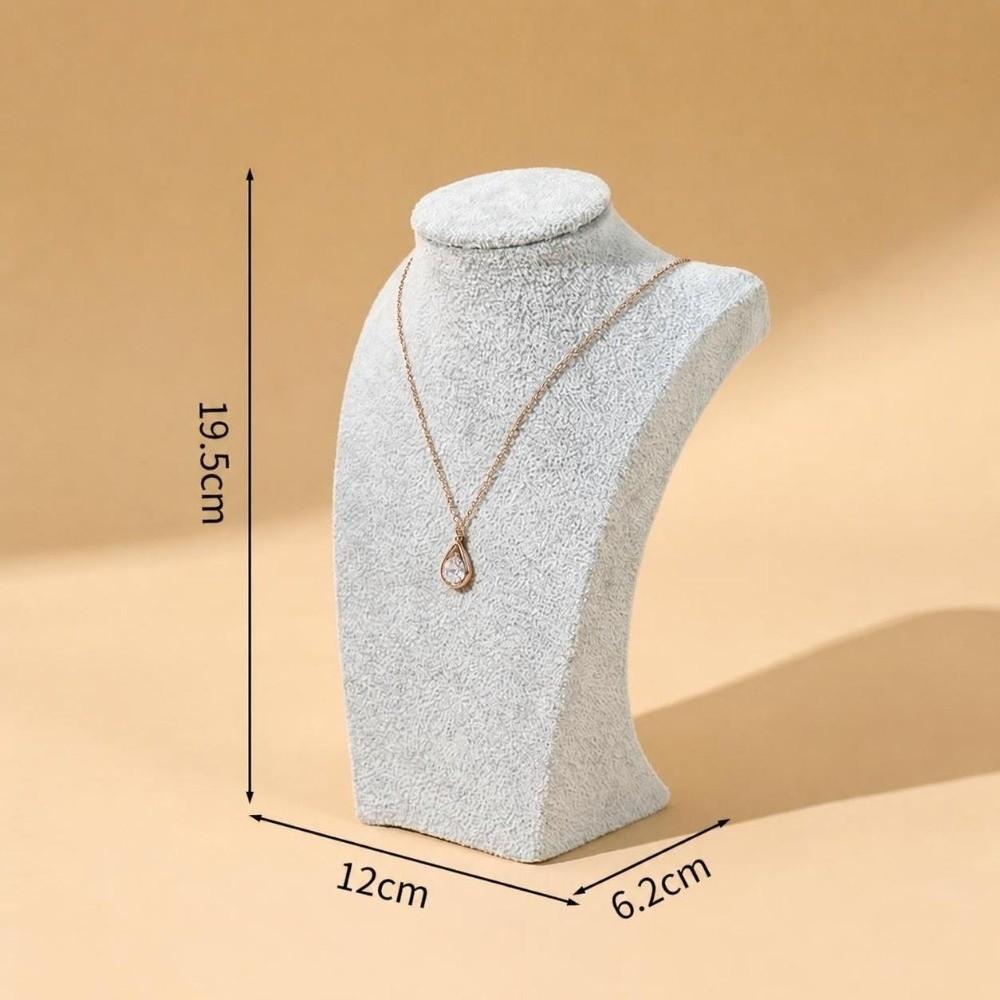 Neck Mold Necklace Display Stand Human Shape Ornament Holder Portable Mannequin Bust Jewelry Show