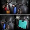 Universal Car Seat Hook Car Hanger Bag Organizer Hook Seat Headrest Holder For Bags Coat Hanging Car Accessories