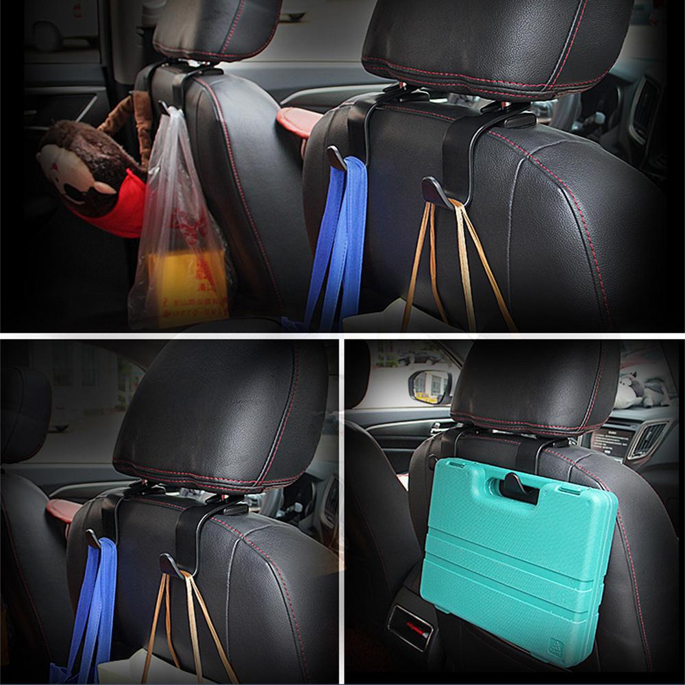 Universal Car Seat Hook Car Hanger Bag Organizer Hook Seat Headrest Holder For Bags Coat Hanging Car Accessories