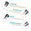 4PCS/Set Stainless Steel Hair Removal Tweezers Pointed Tip Eyelash Tweezers  Facial Hair Removal