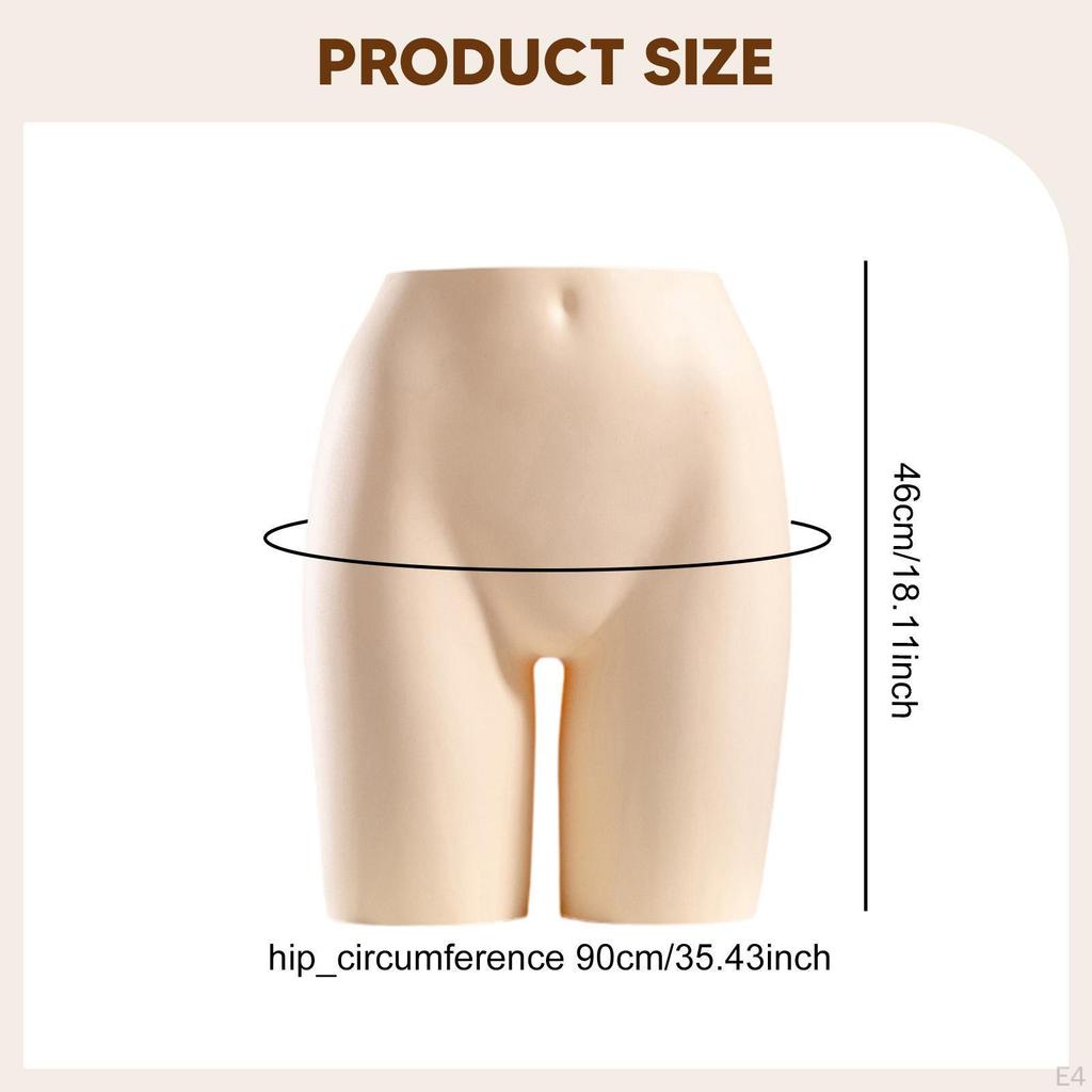 Взрослый манекен бедер, модель, подставка для демонстрации, украшение, портативный манекен половины тела для нижнего белья