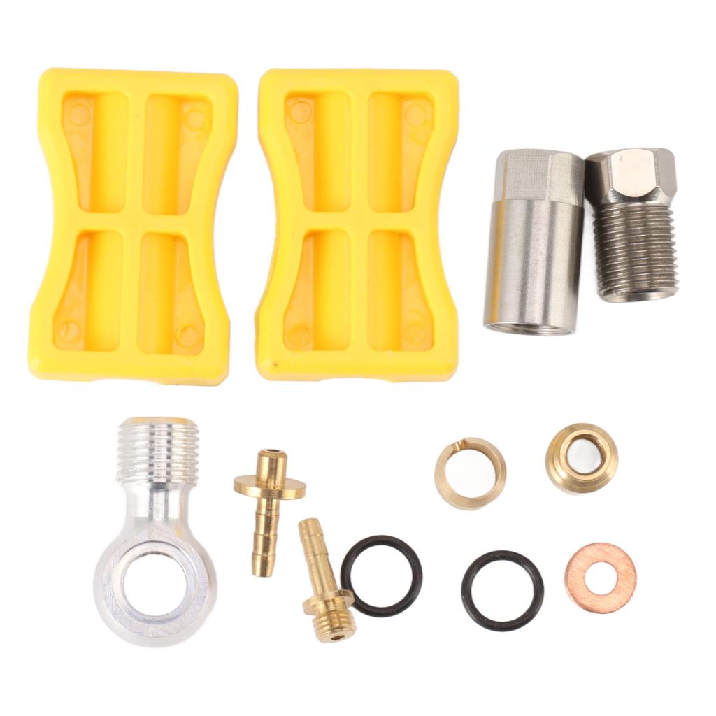 Bike Brake Hose Connector Reusable Olive Connecting Insert Hydraulic Connector Set for Mountain Bicycle