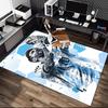 1pc Area Rug Appropriate for Office, Football Star Messi Carpet, Versatile Printed Chair Rug, Durable Home Sofa Carpet