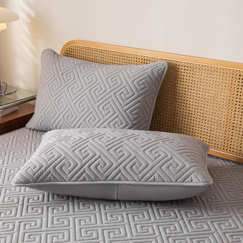 1 Piece Waterproof Jacquard Fabric Pillowcase Moisture And Sweat Proof Pillow Cover 48x74cm For Bedroom Home Hotel Detor