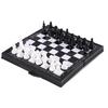 Gold Silver Magnetic Chess Portable Travel Games For Adults Kid Toy Medieval Folding Classic Chess Set With Chessboard