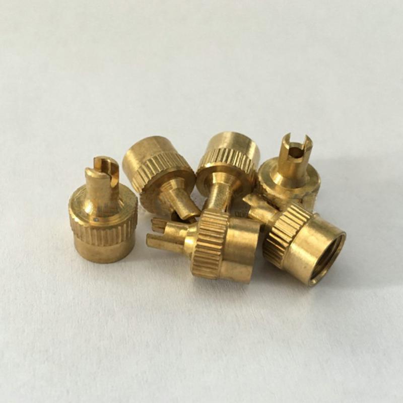 Медная прорезная головка, крышка штока клапана, автомобиль, мотоцикл, колесо клапана, крышка Valvol