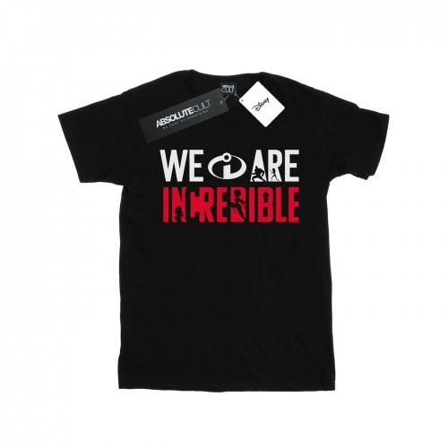Disney Womens/Ladies Incredibles 2 We Are Incredible Cotton Boyfriend T-Shirt