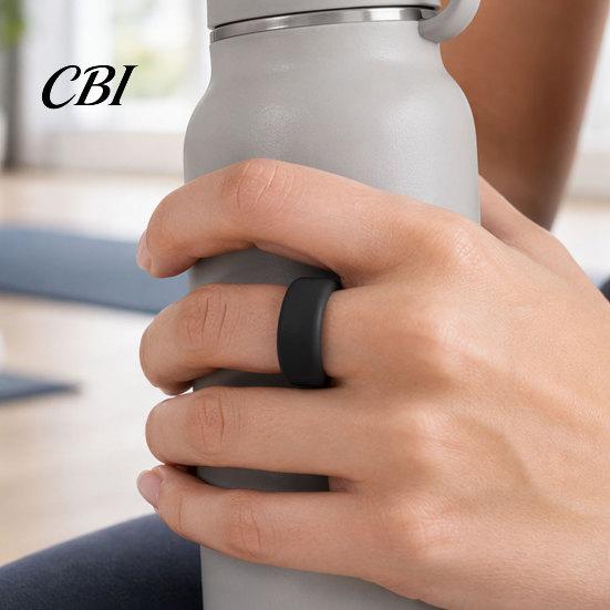 Outdoor Activity Ring Case 2 Pcs Silicone Protector for Oura Ring5, Ultra-Thin Smart Sleeve, Scuff Guard Scratch Resistant Waterproof All Round Daily