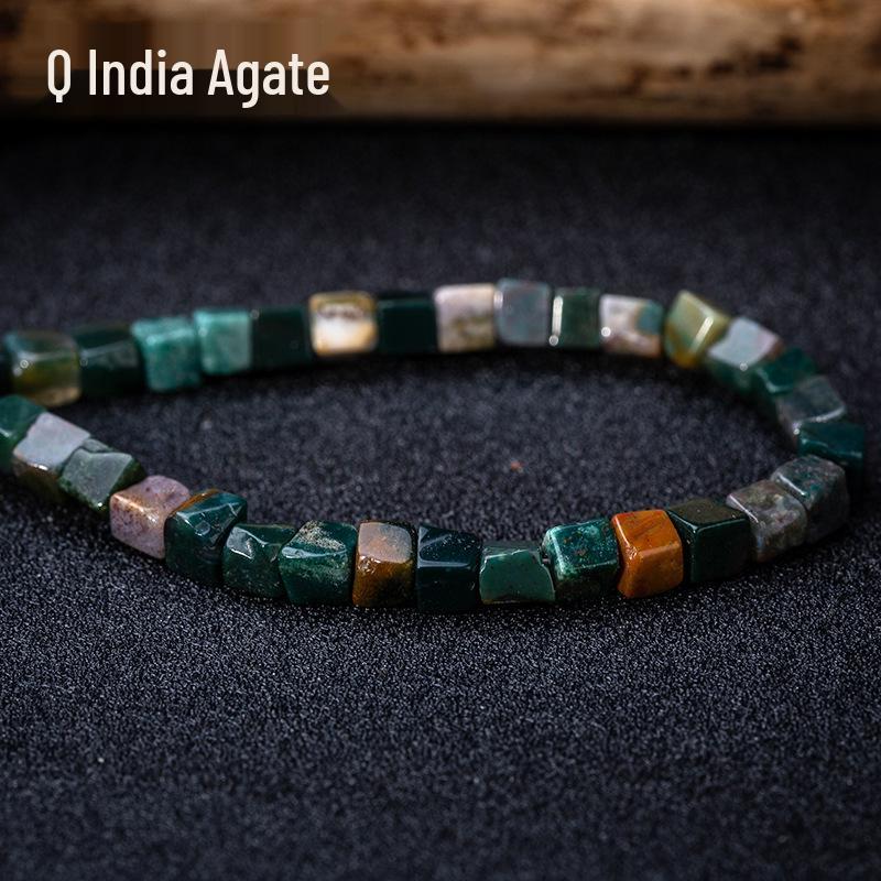 Кубики из натурального камня лазурита и бирюзы 4 мм – Креативный стиль