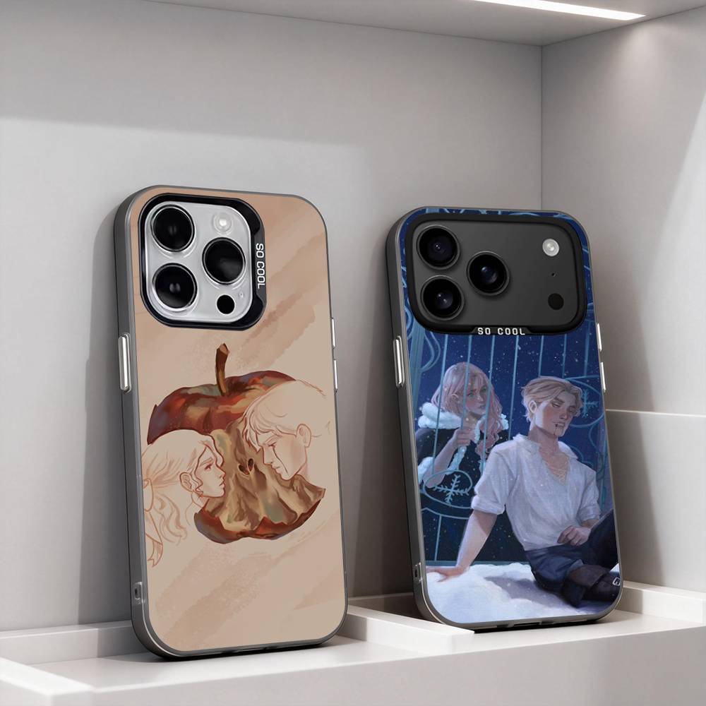 Чехол для телефона 'Однажды на разбитом сердце' для iPhone 11,12,13,14,15,16,17,Pro,Max,Plus,E,Air,Mini IMD Матовый Черный