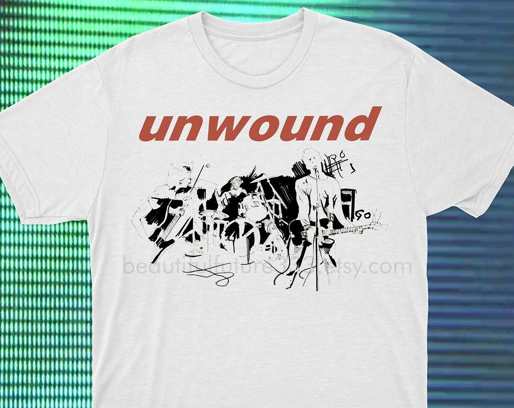Unwound T shirt Post Hardcore Emo