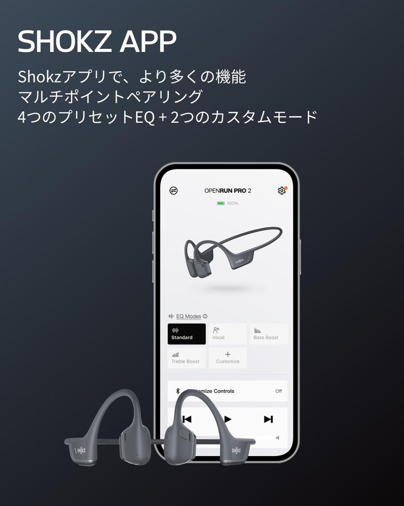 Shokz OpenRun Pro 2 Беспроводная костная проводимость Bluetooth Открытое ухо Не блокирует автоматическое сопряжение Включает техническое соответствие P55 Быстро 12 часов