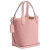 Coach Hanna 17 Logo Magnetic Snap Canvas And Calfskin Bucket Bag Women bags Blush-Pink CR169-SVOBD